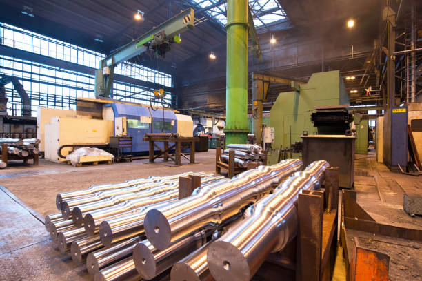 industrial production of shafts for heavy industry